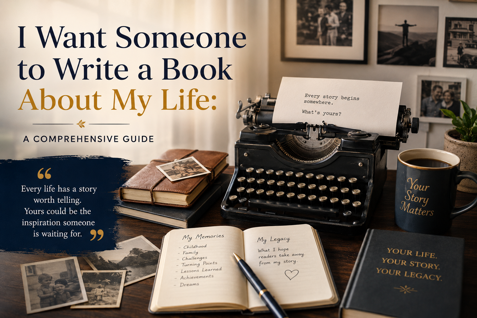 I Want Someone to Write a Book About My Life