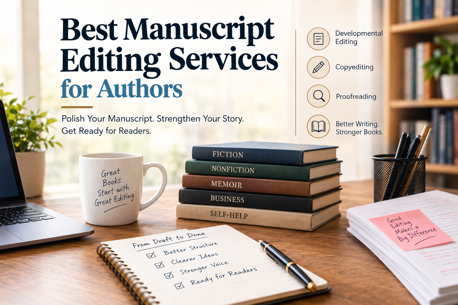 Best Manuscript Editing Services for Authors