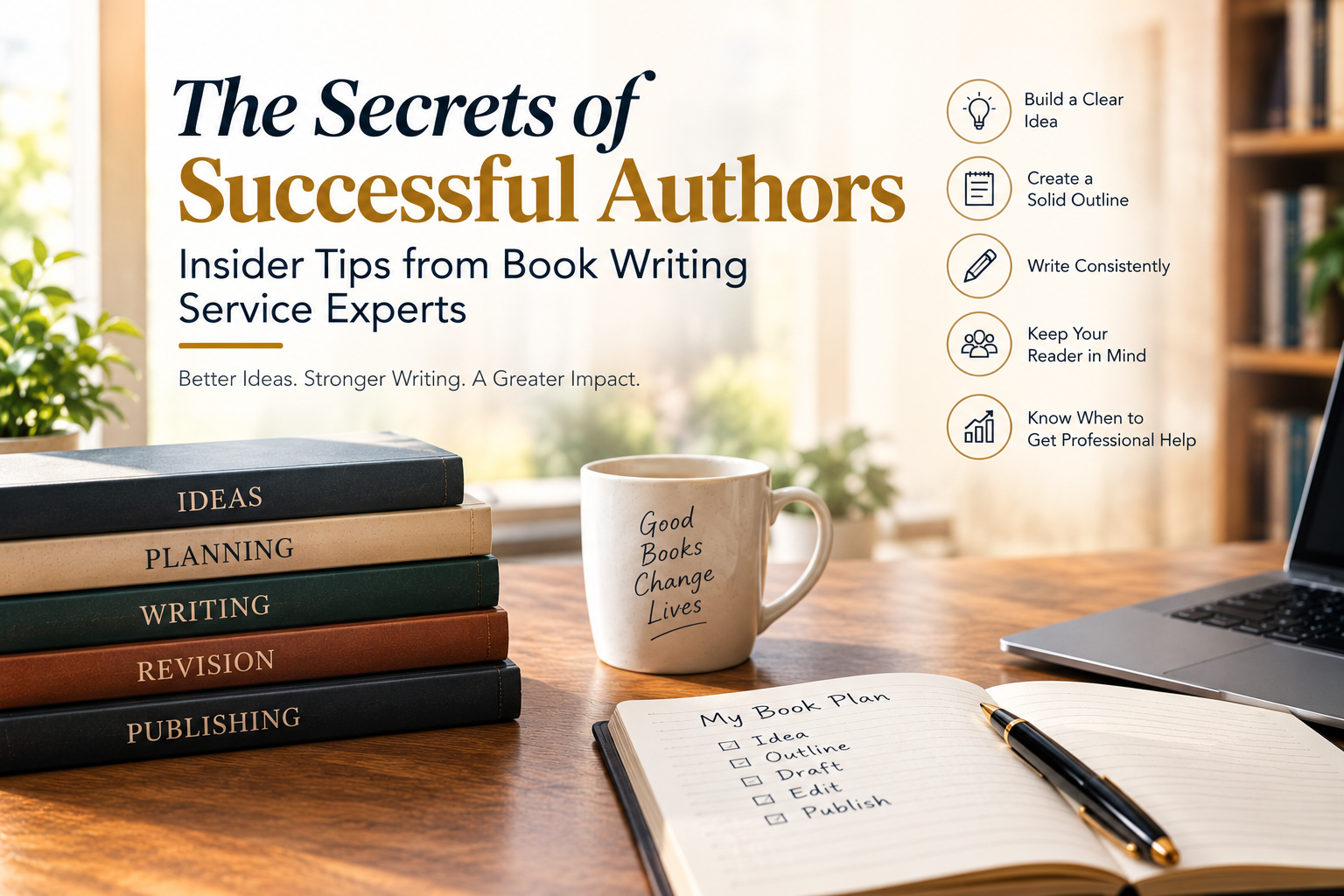 The Secrets of Successful Authors Insider Tips from Book Writing Service Experts